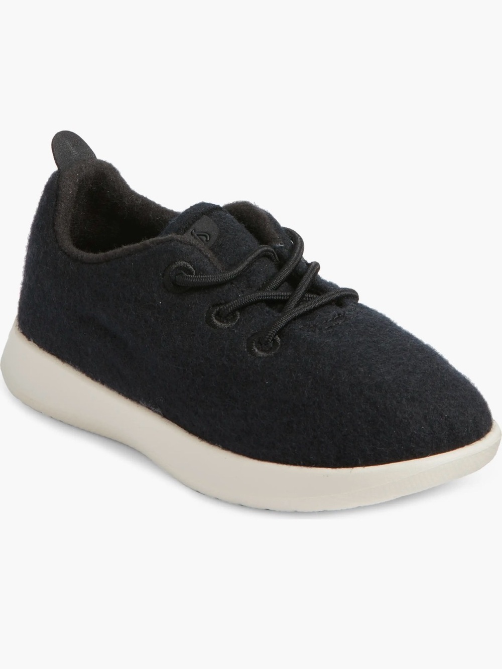 Allbirds Smallbirds Black Wool Lace-Up Sneaker